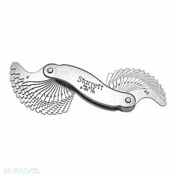 STARRETT Screw Pitch Gage, 30C048