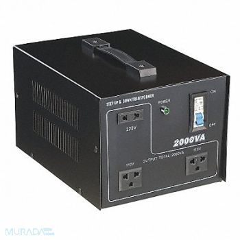 GRAINGER APPROVED Step Up/Down Voltage Converter 3kVA, 30C523