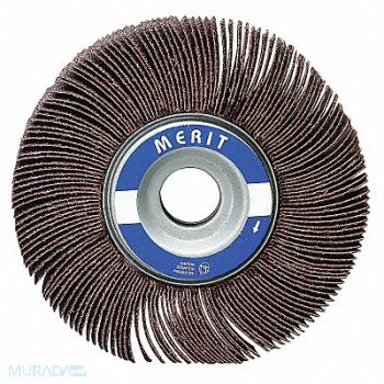 MERIT J0646 Flap Wheel 2 in Dia 1 1/2 in W P80 Grit, 30C683