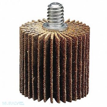 MERIT Flap Wheel 1 in Dia 1 in W P80 Grit, 30C647