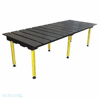BUILDPRO Welding Table 24 in H 38 in D 78 in W, 30D352
