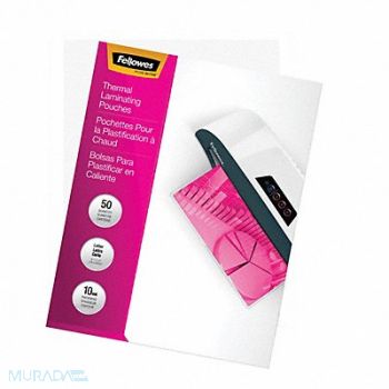 FELLOWES Laminating Pouch Letter 10 mil PK50, 30D512