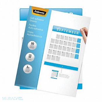 FELLOWES Laminating Sheets 3 mil PK50, 30D513