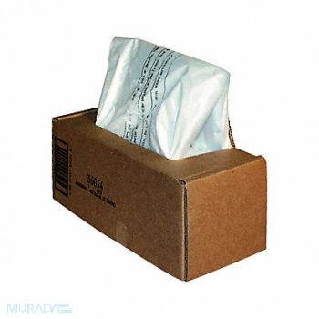 FELLOWES Paper Shredder Bag 36 x 18 x 13 In PK50, 30D570