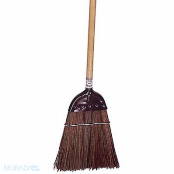 TOUGH GUY Corn Broom Head 45 in Handle L 12 Face, 30E834