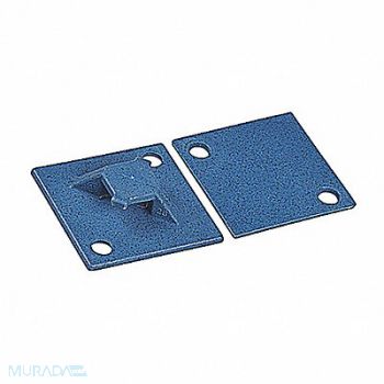 TY-RAP Cable Tie Base 4 Way Screw Blue PK100, 30EK69