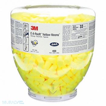 3M Ear Plug Dispensing System Yellow 33dB, 65RJ88