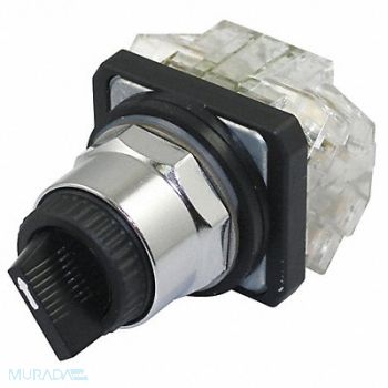 DAYTON Non-Illum Selectr Swtch 30mm 2 Pos Lever, 30G298