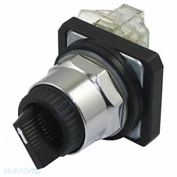 DAYTON Non-Illum Selectr Swtch 30mm 2 Pos Lever, 30G299