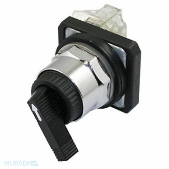 DAYTON Non-Illum Selector Switch Cam D 1NO/1NC, 30G310