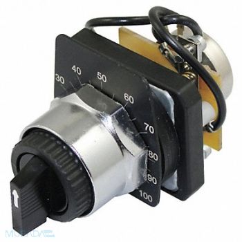 DAYTON Potentiometer 30mm Heavy Duty 10000 Ohms, 30G487