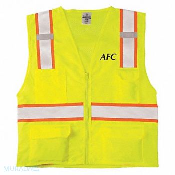 KISHIGO Mesh Auction Employee Vest/w/AFC Logo 3X, 30HG76