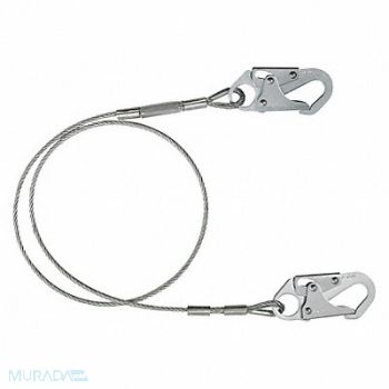 CONDOR Positioning Lanyard Gray Fixed, 30HG87
