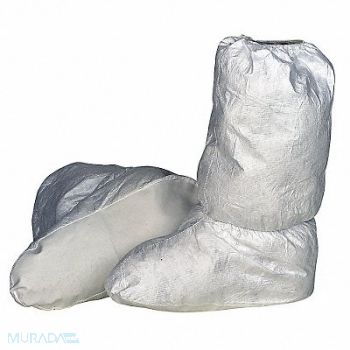 DUPONT D2216 Boot Covers L White ISO 5 PK100, 30J232
