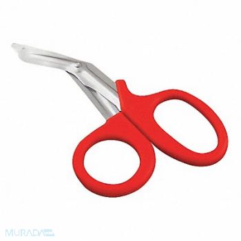 MEDSOURCE Shears Red Stainless Steel PK50, 30LT84