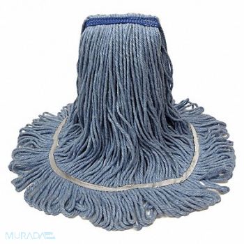 TOUGH GUY Wet Mop Blue Cotton, 30LU84
