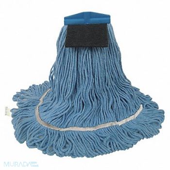 TOUGH GUY Wet Mop Blue Cotton, 30LU85