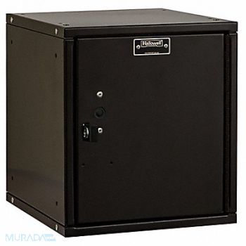 HALLOWELL Lckr 1x1Lckr Blk 12.7 x11.25 x12 UnAssm, 30LW66