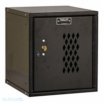 HALLOWELL Lckr 1x1Lckr Blk 12.7 x11.25 x12 UnAssm, 30LW72