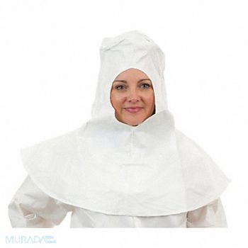 INTERNATIONAL ENVIROGUARD Hood FFTunl Elastic Face Clean PK100, 30N488