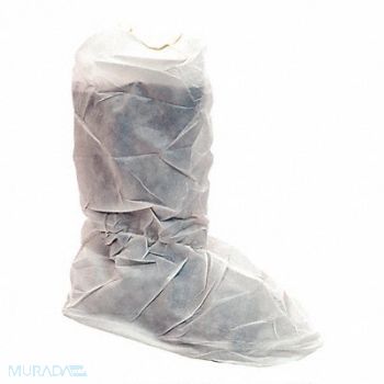 INTERNATIONAL ENVIROGUARD Boot Covers Vinyl Sole Clean L PK200, 30N501