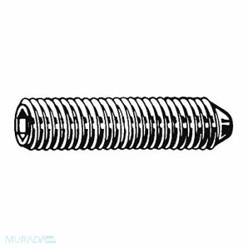 GRAINGER APPROVED ScktStScrw ConePt #10-24 1/2 L PK100, 25J796