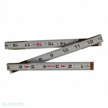 WESTWARD Folding Rule 72 in Standard, 30PC13