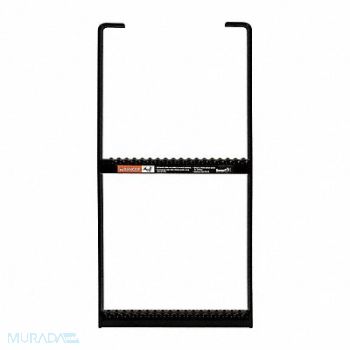 BUYERS PRODUCTS Steel Step Black, 30PD72