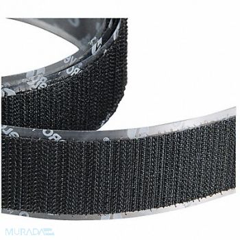 VELCRO BRAND Reclosable Fastener Strap Roll Black, 30PE15