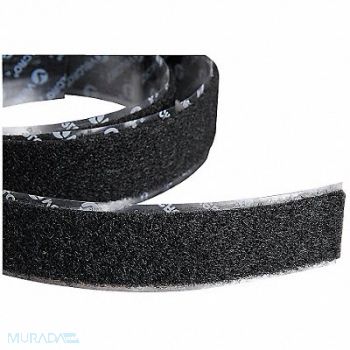 VELCRO BRAND Reclosable Fastener Strap Roll Black, 30PE16