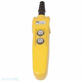 KH INDUSTRIES Pendant Station 2 Push Button NO Yellow, 30PL52