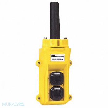 KH INDUSTRIES Pendant Station 2 Push Button NO Yellow, 30PL56