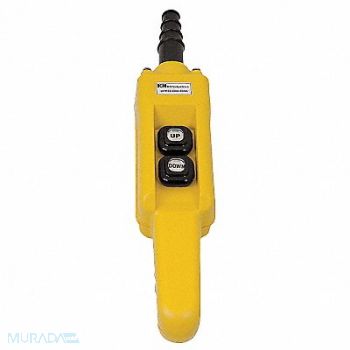 KH INDUSTRIES Pendant Station 2 Push Button NO Yellow, 30PL74