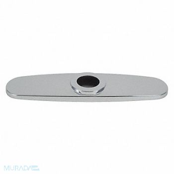 GRAINGER APPROVED Trim Faceplate 8in. Chrome Plated, 30PV49