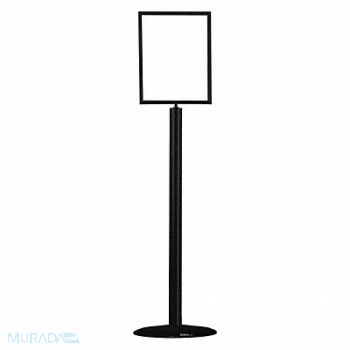 TENSABARRIER Sign Holder 11In x 14In Frame Black, 30RH82