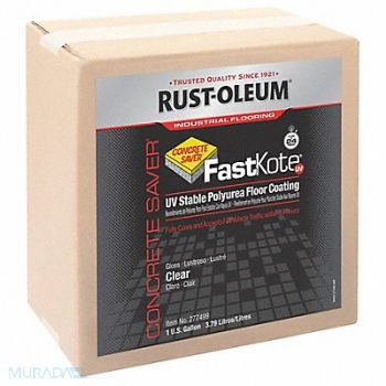 RUST-OLEUM Floor Coating Water 1 gal Clear, 30RL99