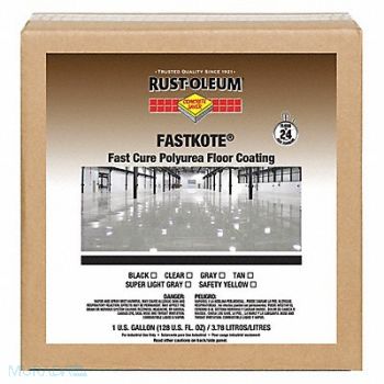 RUST-OLEUM Floor Coating Water 1 gal Clear, 30RM33
