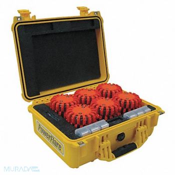 POWERFLARE LED Safety Flare Kit LED Color Red/Amber, 30RU03