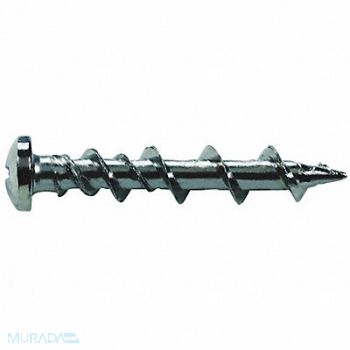 DEWALT Wall Anchor Screw 1-1/4L 3/16 D PK100, 30TF03