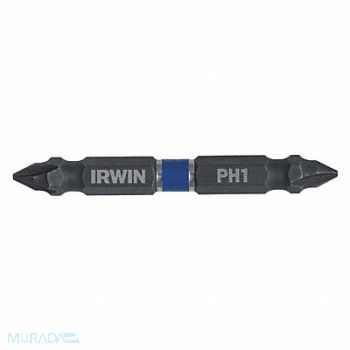 IRWIN Insert Bit Power Dbl End Hex Shank PK2, 55KG88