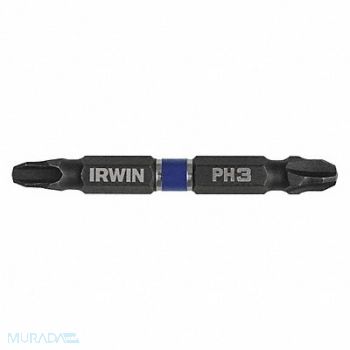 IRWIN Insert Bit Power Dbl End Hex Shank PK2, 55KG90
