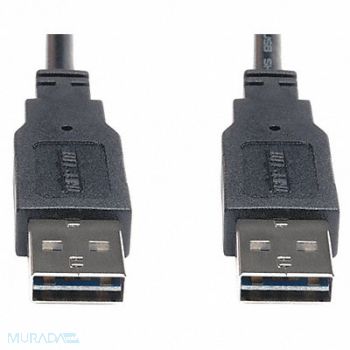 TRIPP LITE Reversible USB Cable Black 3 ft., 30UJ11