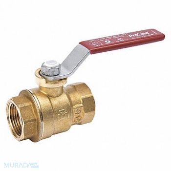 GRAINGER APPROVED Ball Valve Brass Full Port 3/8 in, 30UN19