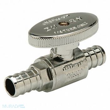 ZURN PEX Multi-Turn Supply Stop Straight Barb Pex, 30VX48