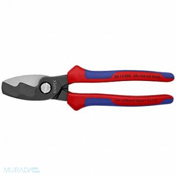 KNIPEX Cable Shears Steel Multi-Component Grip, 30WJ84