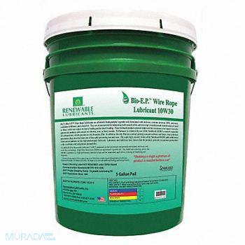 RENEWABLE LUBRICANTS ChainWireRope Lube 5 gal Pail, 30WL47