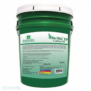 RENEWABLE LUBRICANTS Cutting Oil Pail Yellow 5 gal., 30WL74