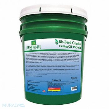 RENEWABLE LUBRICANTS Cutting Oil Pail Yellow 5 gal., 30WL98
