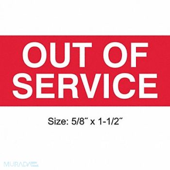 STRANCO INC Inspection Label ENG Maintenance PK350, 30XD59