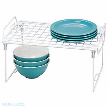 HONEY-CAN-DO Organizer Rack 15-3/4inLx10inW White, 30XM92